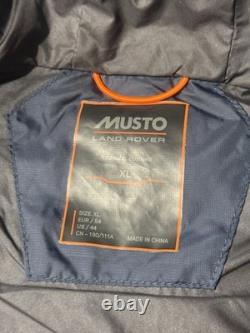 Land Rover Puffer Jacket Men's Size XL Primaloft Musto Hexagon Zip Up Cars Range