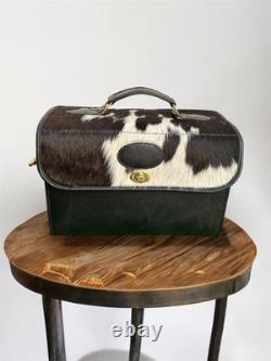 Leather Range Bag Hair on 250+ Magazine with matching Shell Pouch & Leather Belt