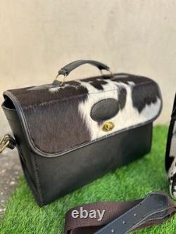 Leather Range Bag Hair on 250+ Magazine with matching Shell Pouch & Leather Belt