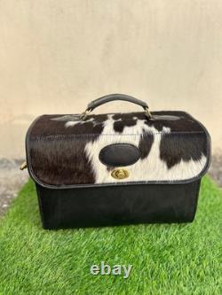 Leather Range Bag Hair on 250+ Magazine with matching Shell Pouch & Leather Belt