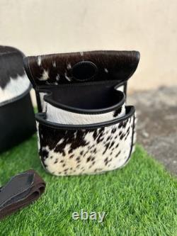 Leather Range Bag Hair on 250+ Magazine with matching Shell Pouch & Leather Belt