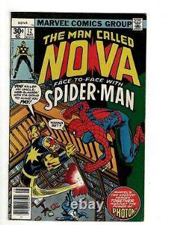 Lot Of 6 NOVA Marvel Comic Books # 4 12 15 21 24 25 FN-VF Range Spider-Man KB7
