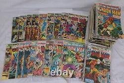 Lot of 88 Comics IRON MAN #24 to #200 Range Most Mid Grade F/VF Bronze Age