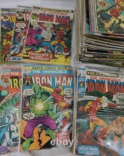 Lot of 88 Comics IRON MAN #24 to #200 Range Most Mid Grade F/VF Bronze Age