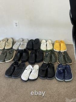 Lots Of 15 Summer Sandals Like Crocs In Assorted Color All Sizes Range 7 To 12