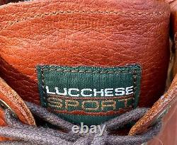 Lucchese Men's Leather Range Work Trail Hiking Vibram Sole Boots Sz 13D