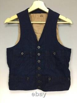 MFSC MISTER FREEDOM SUGAR CANE 8oz C L INDIGO CANVAS RANGE VEST