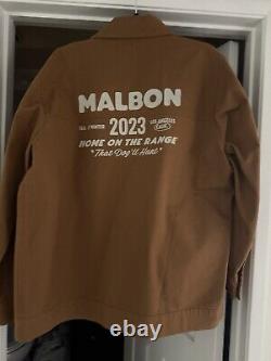 Malbon Golf HOME on the range Home On the Range Shirt Jacket Brown