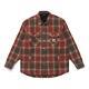 Malbon Golf Home On The Range Flannel Shirt Brown