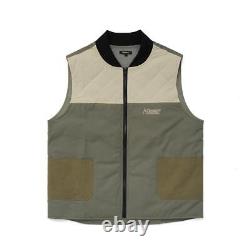 Malbon Golf Home on the range Mix padding vest KHAKI