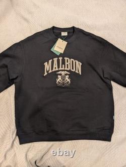 Malbon Range Oxford Black Sweatshirt Size Large