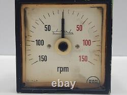 Man B&w RPM Meter 150-0-150