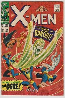Marvel Silver Age X-Men #28-3.5/4.5 Range. 1st BANSHEE! Nice Copy, Lays Flat