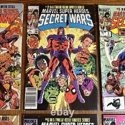 Marvel Super Heroes Secret Wars #1-12 Complete Set. Marvel Comics VG/FN/VF Range