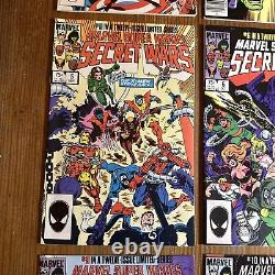 Marvel Super Heroes Secret Wars #1-12 Complete Set. Marvel Comics VG/FN/VF Range