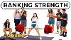 Men And Women Rank Themselves By Strength