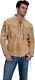 Men Native American Fringe Tassels Jacket Western Cowboy Leather Suede Shirt