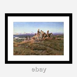 Men of the Open Range by Charles M Russell Western Art Print + Free Shipping