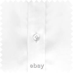 Men's 1920s Vintage Goodfellas Spear Arrow Pointed Tab Collar White Dress Shirt