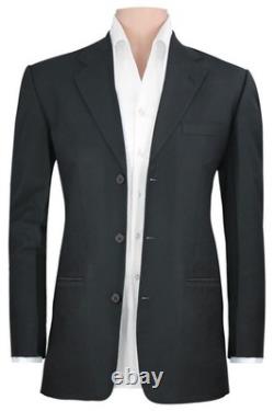 Men's Grooms Wedding White Cotton Shirt High Open Button Down Collar Size 16.5