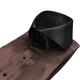 Men's High Cutaway Italian Collar Shirt Choco Brown Satin Evening Party Chemise