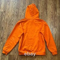 Men's Menace Beverly Hills Gun Range 3M Reflective Hoodie Orange Size Large