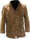 Men's Native American Cowboy Real Leather Jacket Fringe Suede Western Jacket