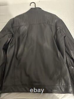 Men's SzM Cody James DISTRESSED Brown RANGE GENUINE LEATHER Jacket Biker