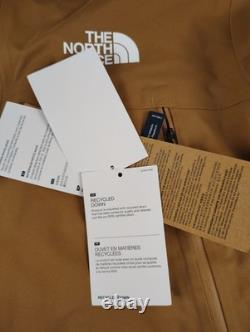 Men's The North Face MTN Range Down Parka Utility Brown Size Medium Relaxed Fit