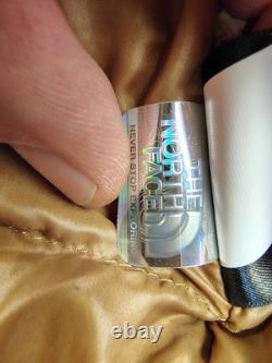 Men's The North Face MTN Range Down Parka Utility Brown Size Medium Relaxed Fit