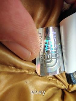 Men's The North Face MTN Range Down Parka Utility Brown Size Medium Relaxed Fit