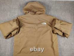 Men's The North Face MTN Range Down Parka Utility Brown Size Medium Relaxed Fit