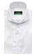 Men's White Shiny Satin High Collar Italian Full Cutaway Stage Performance Shirt