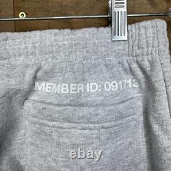 Menace Gun Range Membership Los Angeles Gray Sweatpants Men's Size Medium