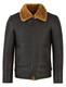 Mens B3 Jacket Bomber Pilot Raf Real Shearling Sheepskin Jacket Brown