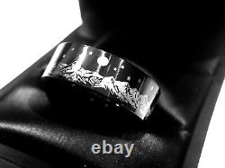 Mens Ring, Mountains Range Ring, Wave Ring, Moon and Stars, Mens Wedding Bands