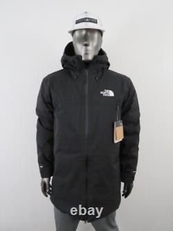 Mens The North Face Mountain Range 600-Down Parka Insulated Winter Jacket Black
