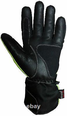 Mens Thermal Colour Range Motorbike Motorcycle Motocross Winter Textile Gloves