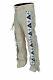 Mens Western Cowboy Leather Real Suede Native American Hippy Beaded Fringe Pants