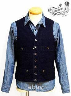 Mfsc Mister Freedom Sugar Cane 8Oz C/L Indigo Canvas Range Vest