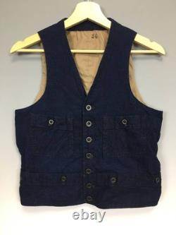 Mfsc Mister Freedom Sugar Cane 8Oz C/L Indigo Canvas Range Vest