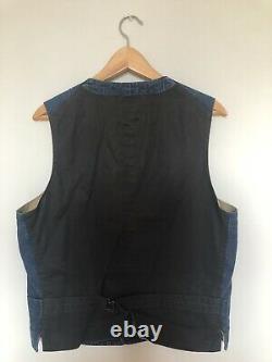 Mister Freedom Sugar Cane RANGE VEST INDIGO CANVAS