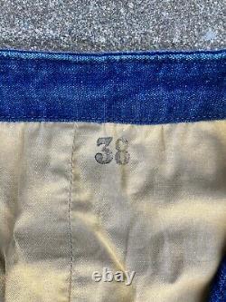Mister Freedom x Sugar Cane Indigo Canvas Range Vest Size 38 Japan Selvedge