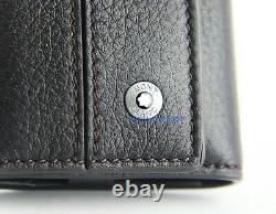 Montblanc Soft Toffee Leather Range Key Case Wallet Ring 103698 New Italy