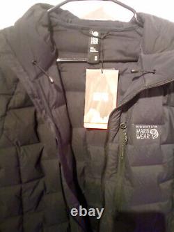 Mountain Hardwear Stretchdown Hooded Insulated Jacket Mens Size M Black New