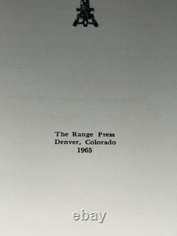 Mountain Men And Other Poems by Nolie Mumey SIGNED Rare