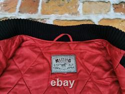Mustang 1932 USA Vintage College Jacket The Basic Range Horses Size XXL Tip Top