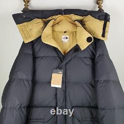 NEW $450 THE NORTH FACE Size XL 600 Down Jacket Mens Brooks Range Black Coat