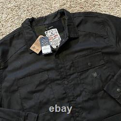 NEW $450 Wrangler Roark Maverick Chore Waxed Wool Lined Out Of Range Jacket 2XL