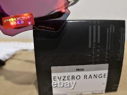 NEW Oakley EVZero Range Sunglasses Matte White / Prizm Road Lens, OO9327-1038